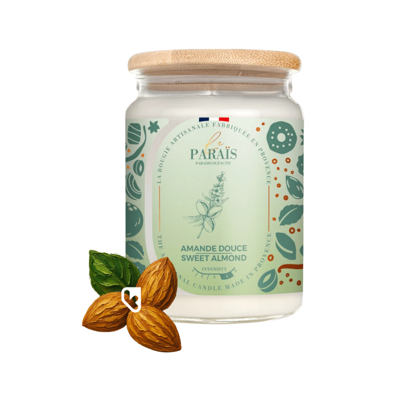 BOUGIE PARFUMEE 700ML AMANDE DOUCE - LE PARAÏS
