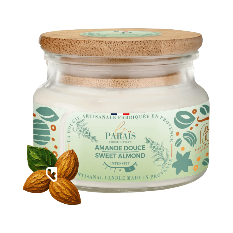 BOUGIE PARFUMEE 300ML AMANDE DOUCE - LE PARAÏS