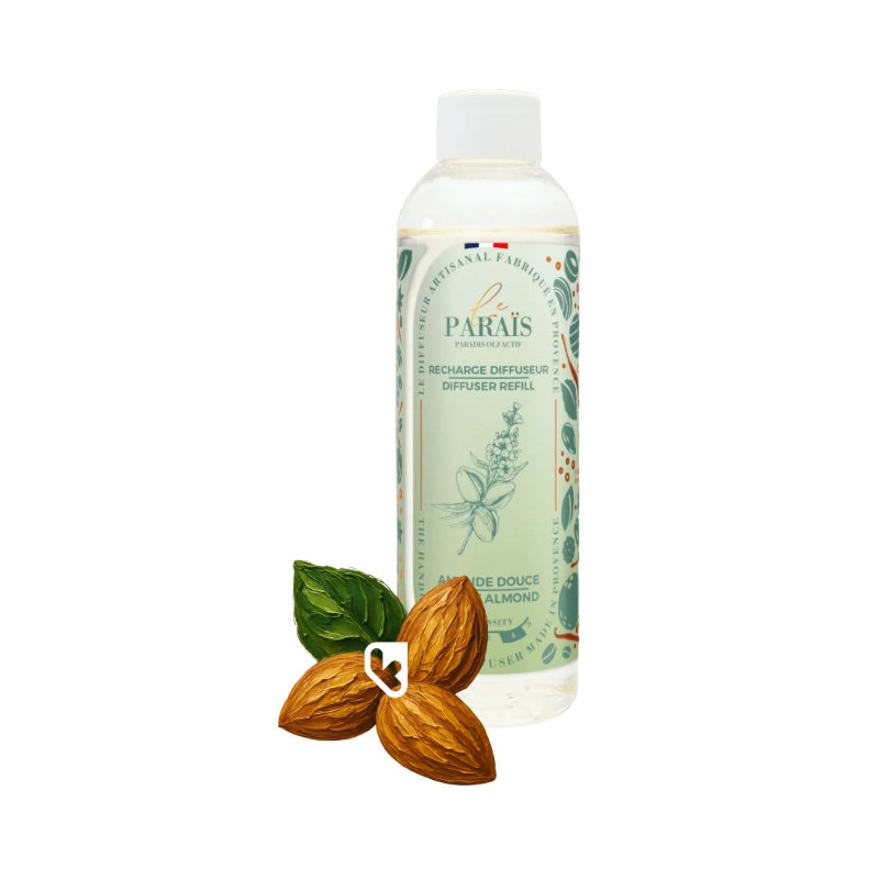 RECHARGE DIFFUSEUR AMANDE DOUCE 200ML - LE PARAÏS