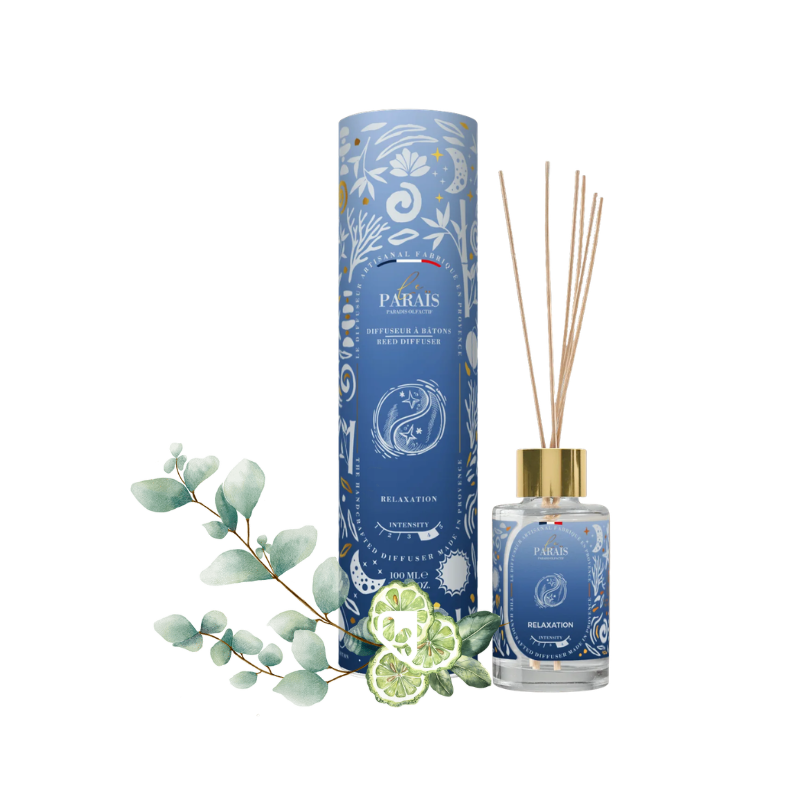 DIFFUSEUR BÂTONS RELAXATION 100ML - LE PARAÏS