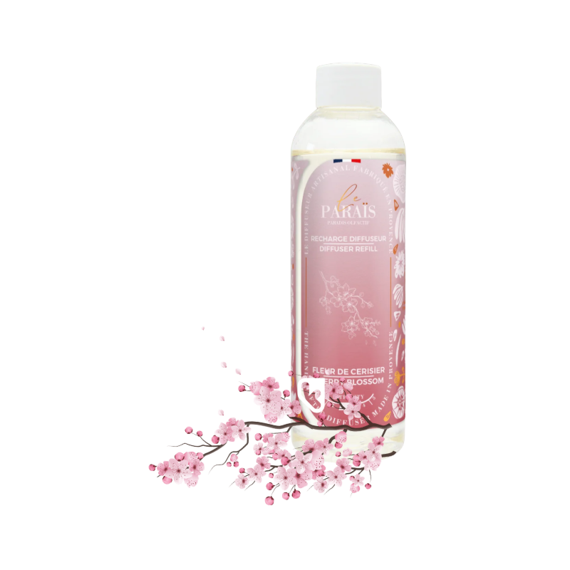 RECHARGE DIFFUSEUR FLEUR DE CERISIER 200ML - LE PARAÏS