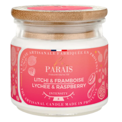 BOUGIE PARFUMEE 150ML LITCHI et FRAMBOISE - LE PARAÏS