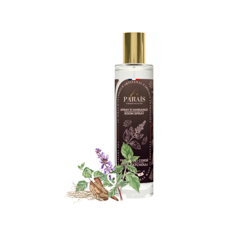 SPRAY D'AMBIANCE PATCHOULI CORSE 100ML - LE PARAÏS