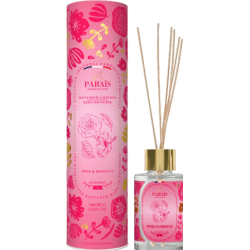 DIFFUSEUR BÂTONS ROSE et HIBISCUS 100ML - LE PARAÏS