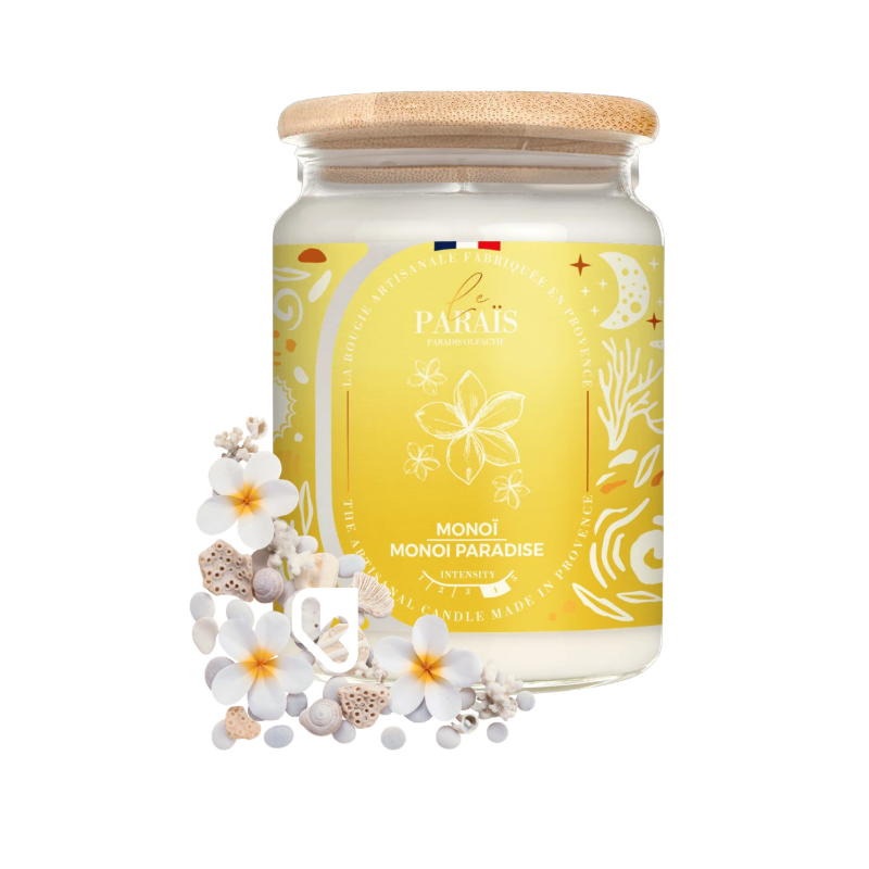 BOUGIE PARFUMEE 700ML MONOI - LE PARAÏS