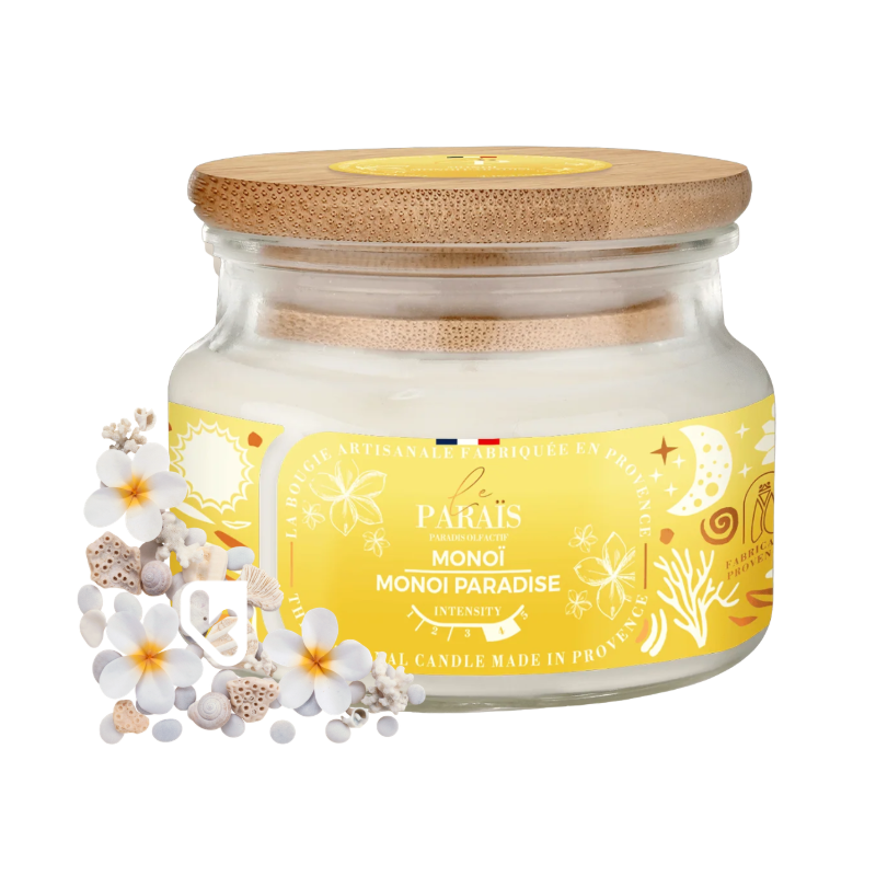 BOUGIE PARFUMEE 300ML MONOI - LE PARAÏS