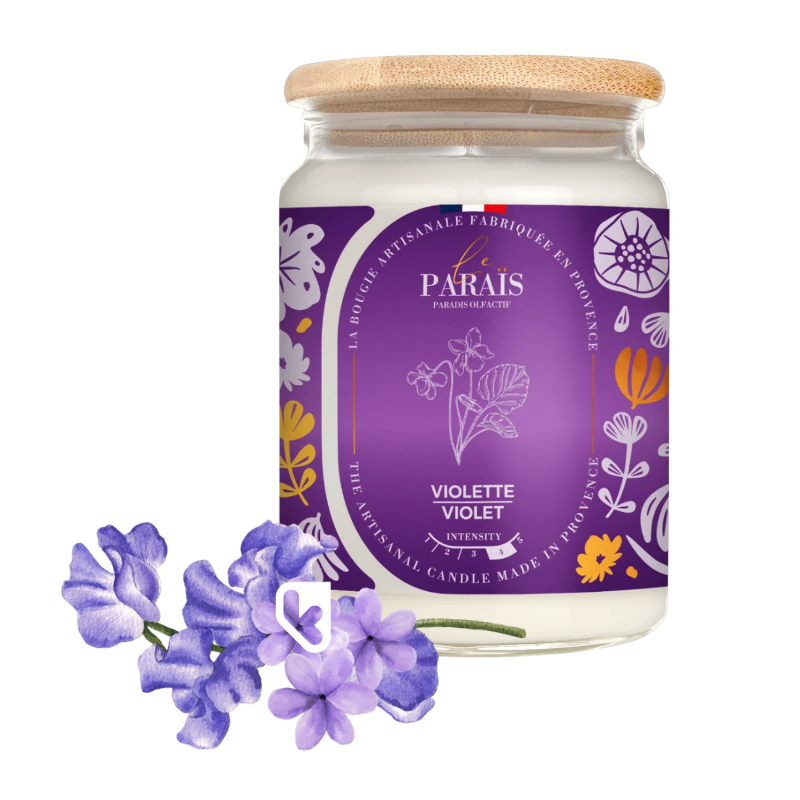 BOUGIE PARFUMEE 700ML VIOLETTE - LE PARAÏS