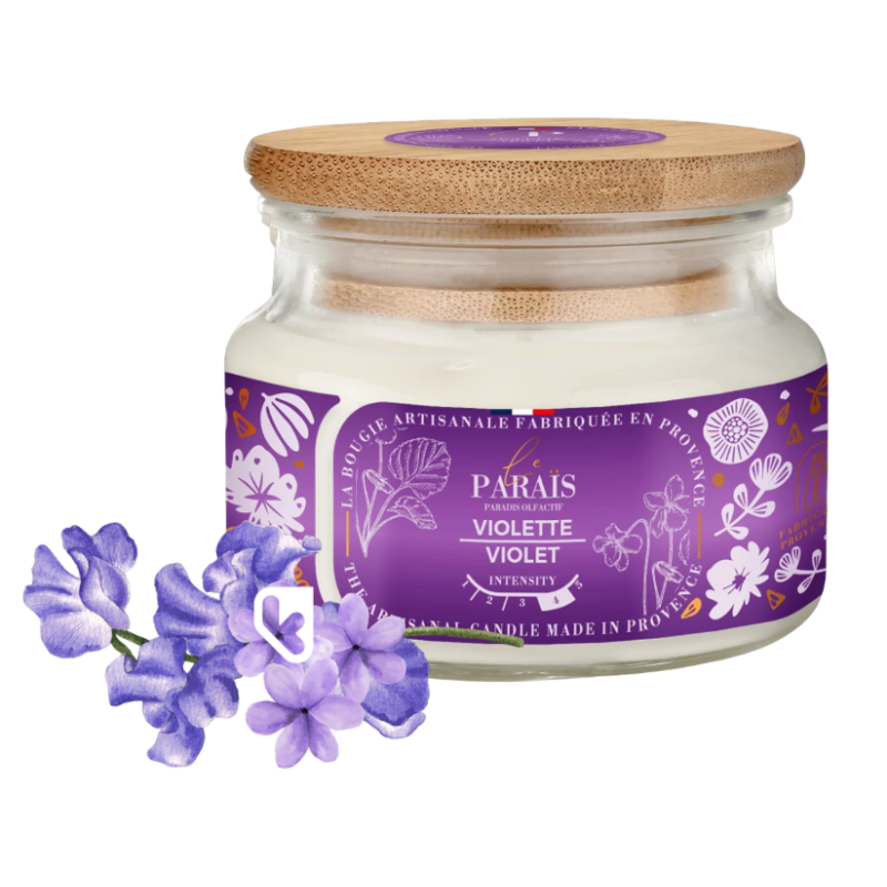 BOUGIE PARFUMEE 300ML VIOLETTE - LE PARAÏS