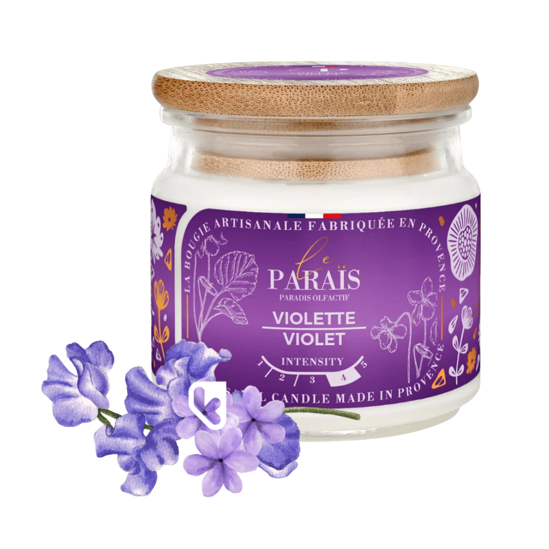 BOUGIE PARFUMEE 150ML VIOLETTE - LE PARAÏS