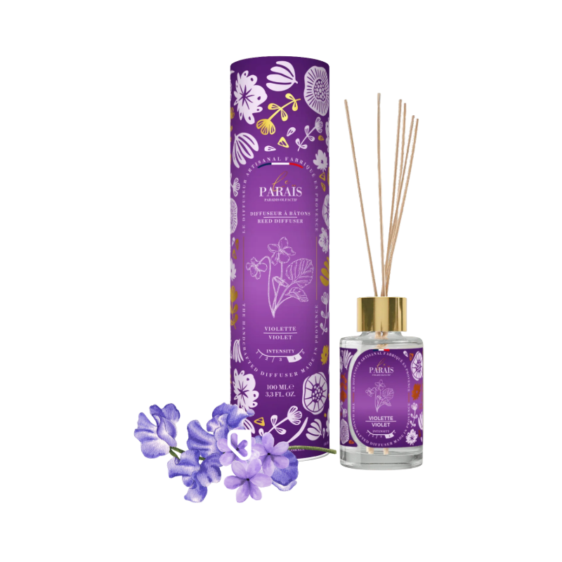 DIFFUSEUR BÂTONS VIOLETTE 100ML - LE PARAÏS