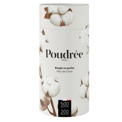PERLES DE CIRE - FLEUR DE COTON - POUDRÉE PARIS