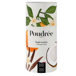 PERLES DE CIRE 500g - MASSAGE À BALI - POUDRÉE PARIS