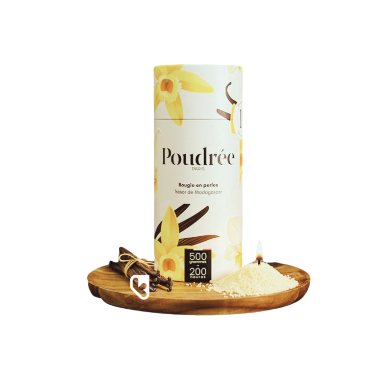PERLES DE CIRE 500g - TRÉSOR DE MADAGASCAR - POUDRÉE PARIS