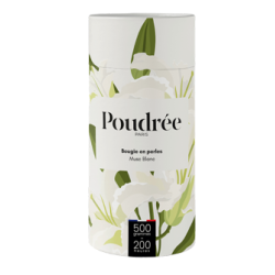 PERLES DE CIRE 500g - MUSC BLANC - POUDRÉE PARIS
