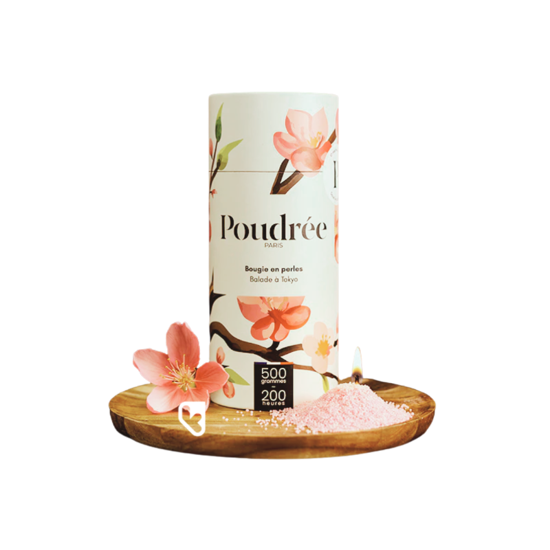 PERLES DE CIRE 500g - BALADE À TOKYO - POUDRÉE PARIS