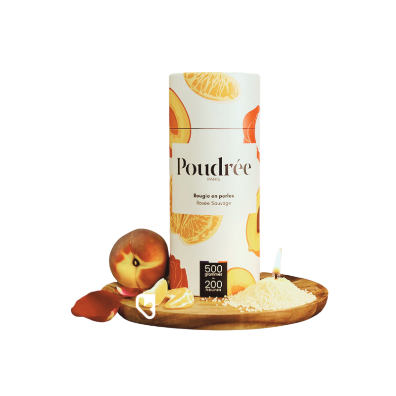 PERLES DE CIRE 500g - ROSÉE SAUVAGE - POUDRÉE PARIS
