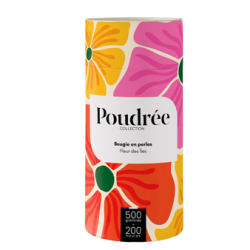 PERLES DE CIRE 500g - FLEUR DES ÎLES - POUDRÉE PARIS