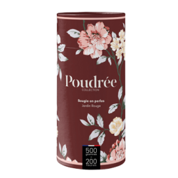 PERLES DE CIRE 500g - JARDIN ROUGE - POUDRÉE PARIS