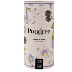 PERLES DE CIRE 500g - FLEUR AMBRÉE - POUDRÉE PARIS