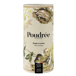 PERLES DE CIRE 500g - ROSE MUSQUÉE- POUDRÉE PARIS