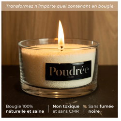 PERLES DE CIRE 500g - ROSE MUSQUÉE- POUDRÉE PARIS