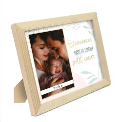 Cadre Photo - Bienvenue dans la Famille, petit coeur
