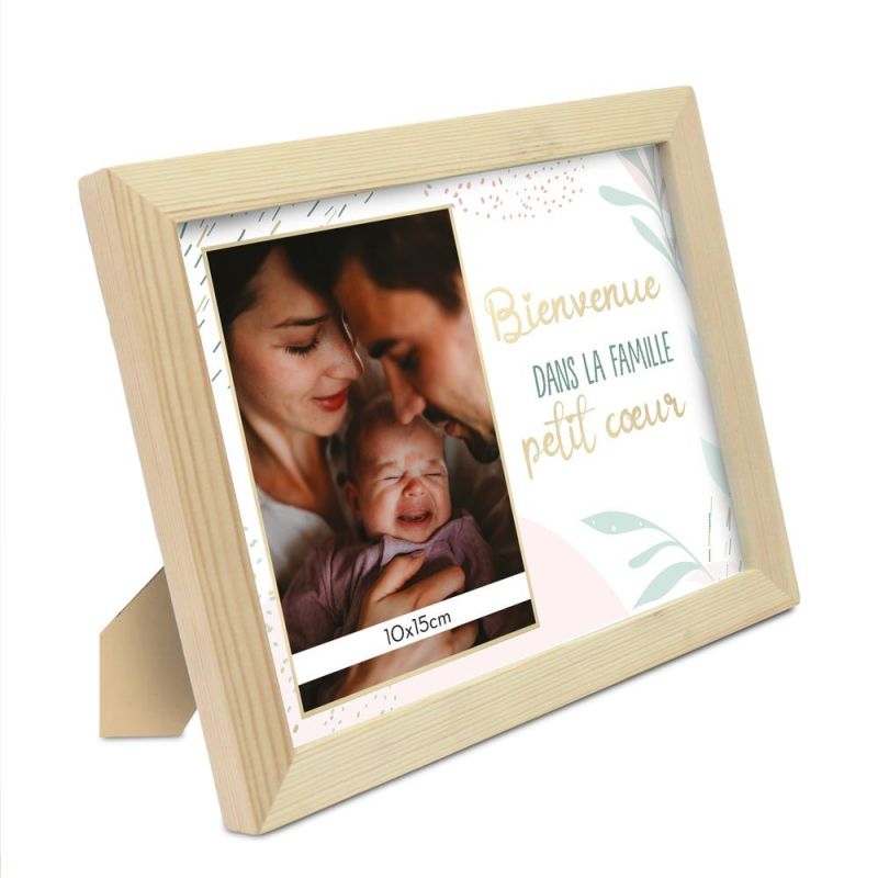 Cadre Photo - Bienvenue dans la Famille, petit coeur