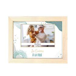 Cadre Photo - Je t'aime à la folie