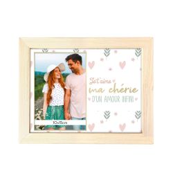 Cadre Photo - Je t'aime ma Chérie d'un Amour infini