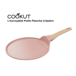 L'Incroyable Poêle Plancha Crêpière 26cm - Guimauve - COOKUT
