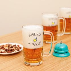 CHOPE À BIÈRE SAVOIR GERER LA PRESSION - LA CHAISE LONGUE DIFFUSION