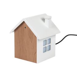 RÉVEIL LED TINY HOUSE BLANC - LA CHAISE LONGUE