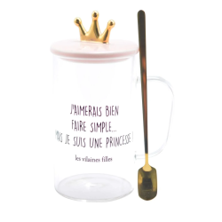 TASSE VERRE PELLE AVEC...