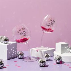 COFFRET DE 2 VERRES PENCHES...