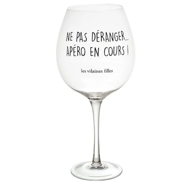 VERRE À VIN XXL APÉRO EN COURS - LA CHAISE LONGUE