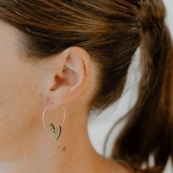 CRÉOLES COEURS MULTICOLORES - LES PETITES HIRONDELLES