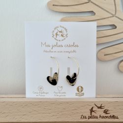 CREOLES COEURS LEOPARD...