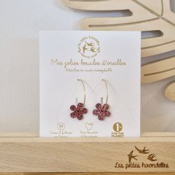 CREOLES FLEURS ROSES - LES...
