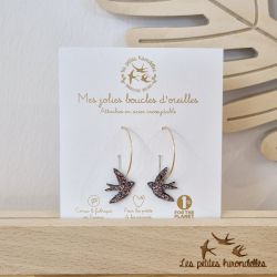 Créoles à paillettes -...