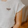 Broche en feutrine pailletée - LIBELLULE DORÉE - LES PETITES HIRONDELLES