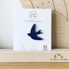 Broche en feutrine pailletée - HIRONDELLE BLEUE - LES PETITES HIRONDELLES
