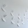HIRONDELLES MURALES EN PAPIER - BLANC - LES PETITES HIRONDELLES