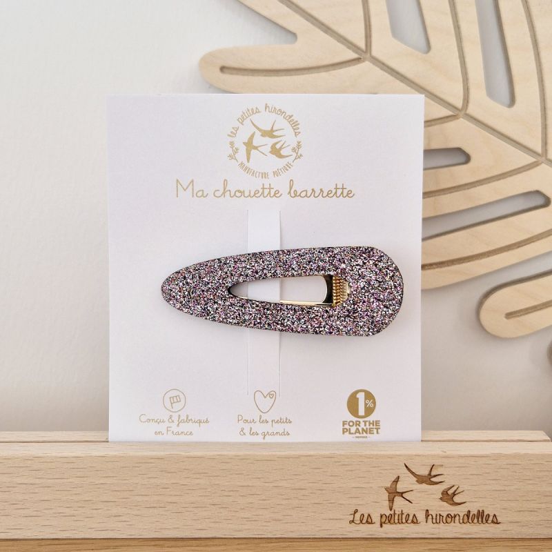Barrette Pince à paillettes multicolore - LES PETITES HIRONDELLES