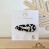 Barrette Pince à paillettes léopard argentée - LES PETITES HIRONDELLES