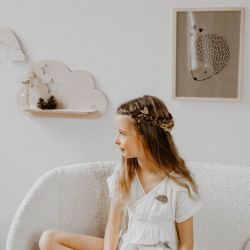 BARRETTES DOUBLES COEURS LEOPARD DOREES - LES PETITES HIRONDELLES