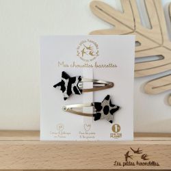 BARRETTES DOUBLES ETOILES...