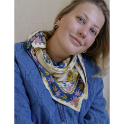 GRAND FOULARD - TROPICAL SPIRIT PANI - BINDI ATELIER