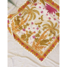 GRAND FOULARD - TROPICAL SPIRIT TERRACOTTA - BINDI ATELIER