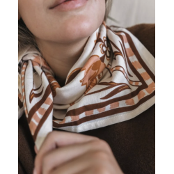 GRAND FOULARD - BLOOM PANI - BINDI ATELIER
