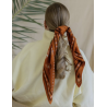 GRAND FOULARD - BLOOM TERRACOTTA  - BINDI ATELIER